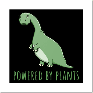 Powered By Plants Dinosaur Posters and Art